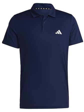 adidas Herren Train Essentials Training Polo Shirt, Dark Blue/White, XL