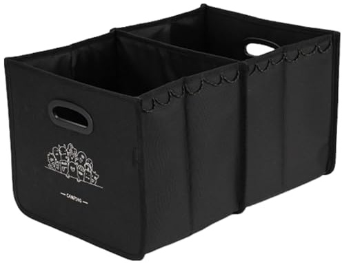 Sac de rangement de camping | Boîte à provisions pliable | Boîte à provisions de grande capacité, organisateur de camping avec poignées de camping, pique-nique