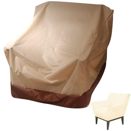 Stolsöverdrag utomhus - Vattentät, dammtät, heltäckande | Solstolsskydd Uteplats Balkong Trädgård Strand, Regn, gräsmatta, Möbler 96 x 78 x 50 cm