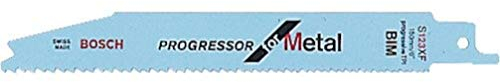 Bosch Professional Bosch lame de scie sabre pour le métal S 123 XF BIM Progressor for Metal 5 pièces 2608654402