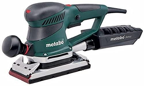 Metabo Sander SRE 4351 TurboTec (611351700) metaBOX 165 L, Schleifplatte: 114 x 229 mm (1/2 Sheet) , Schwingzahl bei Leerlauf: 8400 - 22000 /min, Nennaufnahmeleistung: 350 W