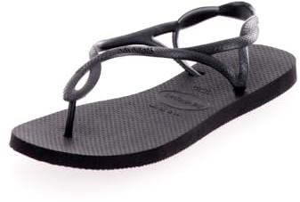 Havaianas - Luna, Sandalias Cómodas, Estilosas y Funcionales, Ajuste Seguro en Tobillo, Tiras Trenzadas y Suela Antideslizante, Mujer