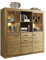 Hartford 81 Highboard - Front: Holz - Farbe: Braun - Glastür - Schrank - Schrankwand - B/H/T: 137,0 x 140,7 x 42,0