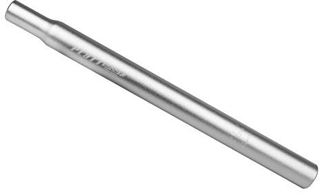 PLATT Tiges de Selle pour vélo, Tiges de Selle en Alliage D'aluminium pour BMX/VTT/Route Cyclisme 25,4 mm, 27,2 mm, 28,6 mm, 31,6 mm/350mm (Argent, 31.6mm)