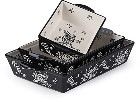 Wisenvoy Casserole Dishes For Oven Baking Dish Ceramic Casserole Dish Lasagna Pan Baking Dishes For Oven Baking Dish Set