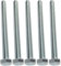 AERZETIX - C47337 - Lot de 5 pièce - Boulons M8x100 - à tête Hexagonale - Ø8x100mm - DIN 933 - Classe 8.8 - en Acier Zingué - Bricolage - Outillage d'assemblage/Quincaillerie