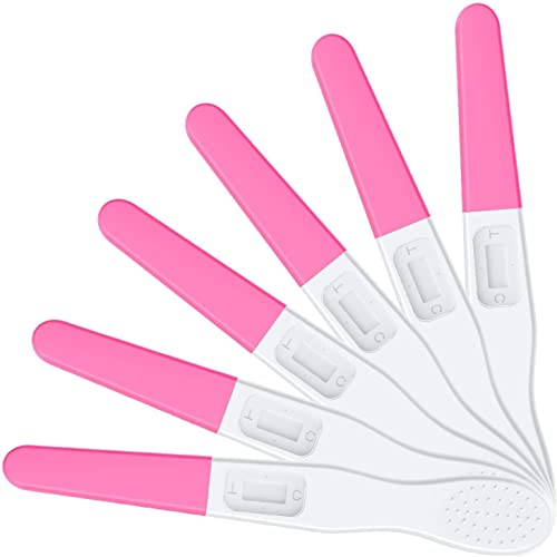 MOMMED Pregnancy Test, 6 X Individually-Sealed Wrapped, HCG Tests Sensitivity of 25 MIU(25 Ng/L), 1 Minutes Rapid Detection, 6 Packs