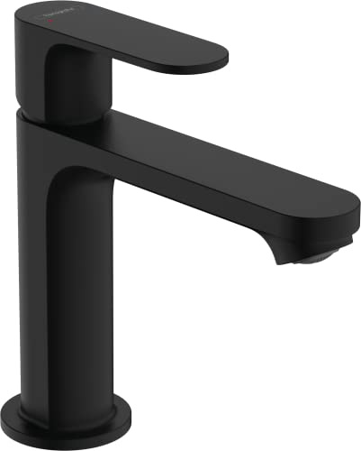 Hansgrohe Rebris S 72517670 Mitigeur de lavabo avec bonde de vidage Noir mat