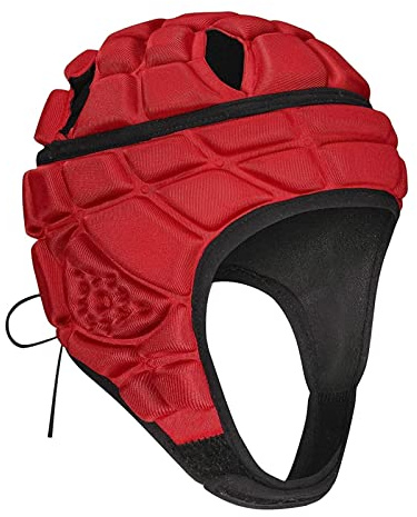 Soft Shell Calcio Rugby Copricapo Schiuma Cotone Testa Protettiva Morbido Imbottito Copricapo Calcio No Bump Cap per Bambini Giovani