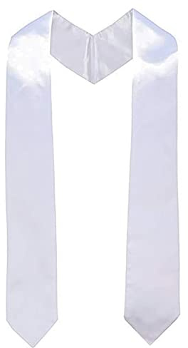 KEELYY examen stola 152 cm satin skärp examen dekorationer avslutningsfest tillbehör präst kör stola vuxna unisex