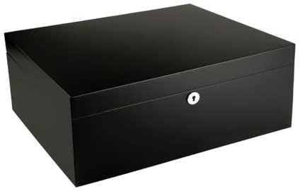 adorini Humidor Black Basic L