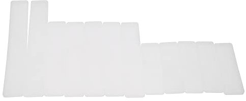 ISTOVO 12 stycken/set rektangel silikon bokmärken form gör-det-själv bokmärken form tillverkning epoxiharts smycken