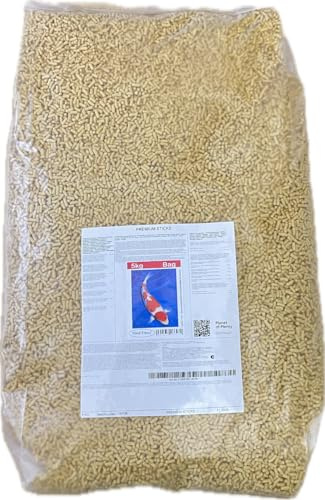 Pond Friend Premium Pond Fish Food Sticks (5kg) – High-Density Floating Feed for Goldfish, Koi, Orfe & Rudd – All-Season Wheatgerm Formula with Vitamins A, D & E