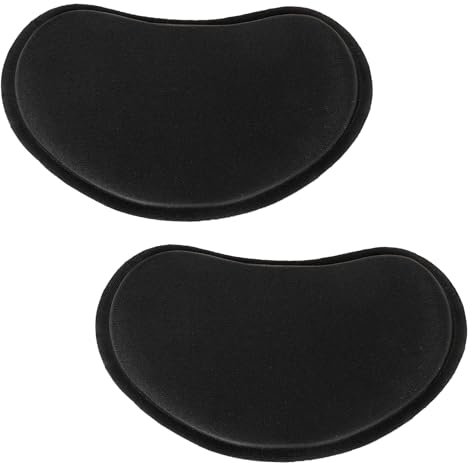 TIESOME 2 Stück Maus Handgelenkauflage, Ergonomische Handballenauflage Wrist Rest Rutschfest Handauflage Maus mit Memory-Schaum zur Entlastung Handgelenks für Laptop Büro Arbeit Computer Gaming