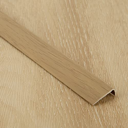 Perfil de aluminio para escalera, borde de escalera de 36 pulgadas con acabado de grano de madera para escaleras comerciales