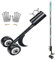 MiaoMa Weeding Tools for Garden,125cm upgraded Long Handled Weeder Without Kneeling,Hook Weeding Tool for Block Paving,Patio Weeder Tool Set with Wheels for Driveways,Sidewalks,Patios,Vegetable,Decks
