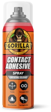 Gorilla Contact Adhesive Spray Crystal Clear 500ml