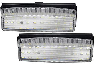 AutoStyle Set LED License Plate Lights compatible with Mazda MX-5 NC 2006-2015