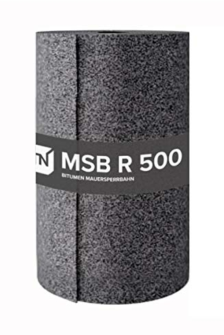 Bitumen Mauersperrbahn MSB 30 cm x 10 m - für die waagerechte Abdichtung in oder unter Wänden