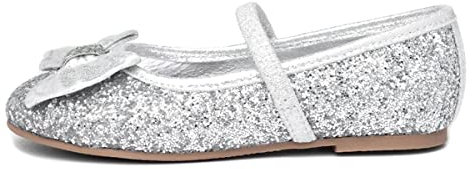 Lilley Sparkle Girls Silver Ballerina - Size 2 UK - Multicolour