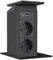 EVOline 159311010900 schwarz Port Push 2X Schuko A + USB-C Charger Wippdeckel