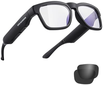 OhO Smart Glasses, occhiali da sole MP3 Bluetooth da 128 G con cuffie con altoparlante aperto, per sport indoor e outdoor, protezione UV polarizzata, per uomini e donne