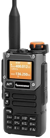 Quansheng UV-K5(8) VHF UHF Dual-Band 5W Portable Two-way Radio Rechargeable Walkie Talkie for Camping Hiking