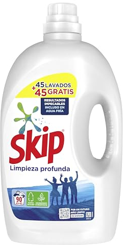 Skip Ultimate Limpieza profunda Detergente líquido, 45+45 lavados