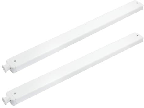 AXA Automatischer Türschließer 2er set - Türfeder - Für Innentür - Weiß - Einschließlich Verschlussplatte und Befestigungsmaterial