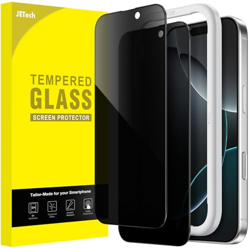 JETech Pellicola Privacy per iPhone 16 Pro, 2 Pezzi