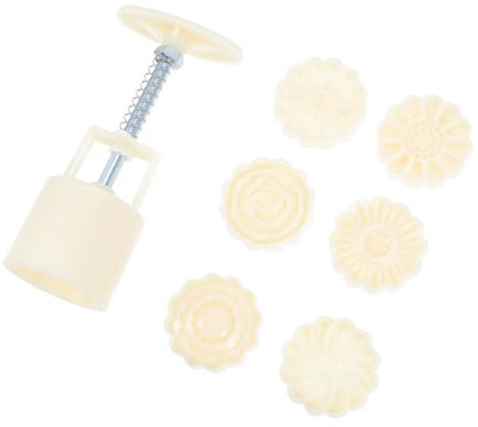 COLLBATH Handpresse Rose Formen Backformen Set Muster Küchenbedarf