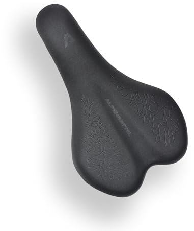 Alpensattel Selle de vélo pour enfant n° 1 | Selle de vélo ergonomique pour enfants | Mousse à mémoire de forme pour une répartition idéale de la pression