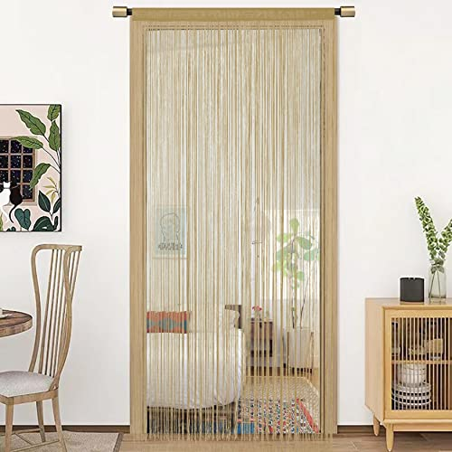 HSYLYM Cortina de Puerta Cortinas de Ventana Decoraciones de Puerta Divisores de habitación Decoraciones para Habitaciones, Puertas, Pared, Armario, Fiesta y Muebles, Diseño de una Sola Pieza, 90 x