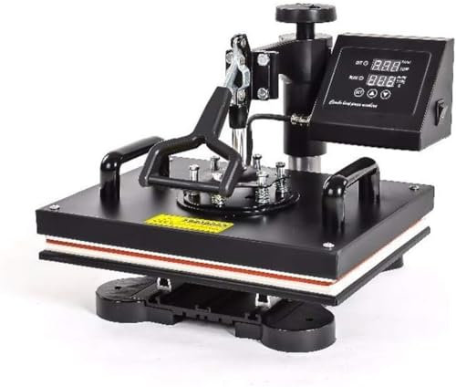 CHIPEL Machine de Presse à Chaud, Machine combinée 9 en 1 de Transfert de Chaleur/Sublimation 110V-240V, imprimante par Sublimation for Tasse/Casquette/t-Shirt Et(EU)