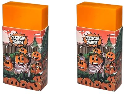 Goma de borrar para niños, con aroma a naranjas, pequeñas, divertidas, suaves para la escuela, oficina, juego de gomas de borrar para niños, niñas, obsequios, regalos para cumpleaños infantiles