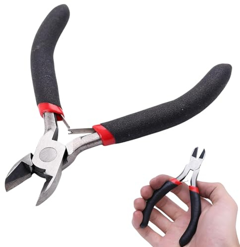 Drahtschneider,Kleine Seitenschneider Zum Basteln,Multifunktionale Bündige Schneidezange,Ultrascharf Schneidezange Werkzeuge,Blumendrahtschneider,Für Florale Gitarrensaiten, Schnittbedürfnisse