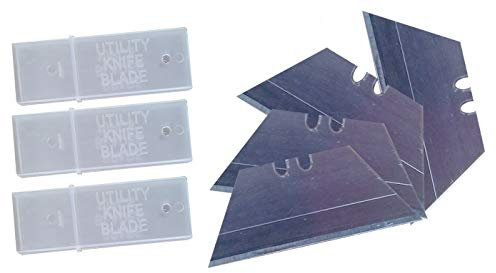 100x Trapetzkingen Abbrechklingen Ersatzklingen 19mm Teppichmesser Klingen