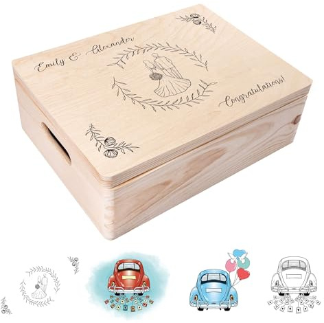 Creative Deco Personalised Wedding Gift | Any Text Gifts for Bride