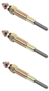 3 GLOW PLUGS FOR PART 02/630157 0-250-202-106 1273118C1 1523165512 15231-65512