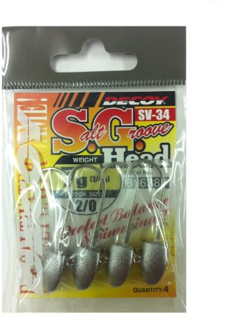 Decoy S.G. Head Sv-34 - 7G - N°2/0 - Gris