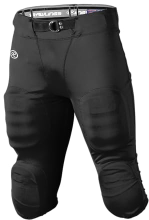 Rawlings Sporting Goods Herren Erwachsene High Performance 147 Stoff-Spielhose Small Schwarz