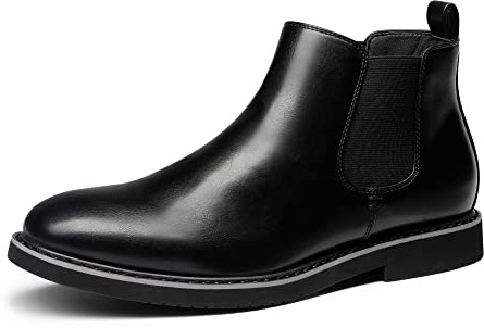 Bruno Marc Uomo Chelsea Boots, Stivaletti da Uomo, Nero, Size 40, SBBO2218M-E
