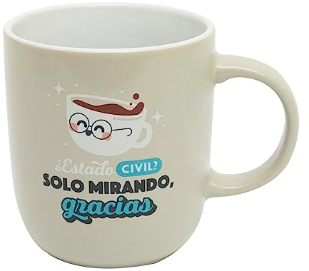 Mr.Wonderful Taza, Estado civil: solo mirando, gracias, 12 x 15,5 x 18,5