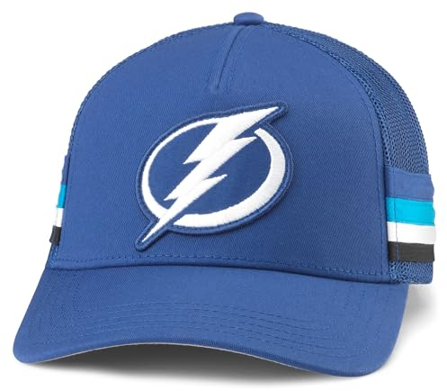 AMERICAN NEEDLE National Hockey League NHL Hotfoot verstellbare Snapback Baseballmütze, Royal (Tampa Bay Lightning), Einheitsgr��e