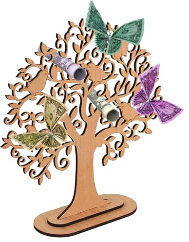 Geldbaum Geschenk aus Holz, Geldbaum Hochzeit, Originelle Holz Geldgeschenke, Personalisierte Geldgeschenk, Geburtstag & Hochzeit Deko, Geldgeschenk für Männer, Frauen, Brautpaar