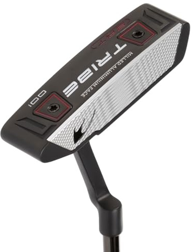 Benross Tribe SRT 001 Men’s Right Hand Golf Putter 34 Inch | 304 Stainless Steel | Aluminium Full‑Face Insert | Black Steel Shaft