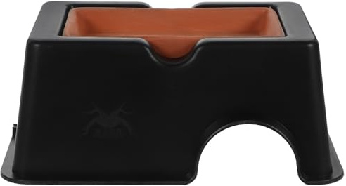DOITOOL Escondite para Reptiles Grande de Cerámica Humidificador, Cueva Decorativa para Geckos, Serpientes y Escorpiones, Hábitat Seguro y Funcional para Mascotas Acuáticas y Terrestres