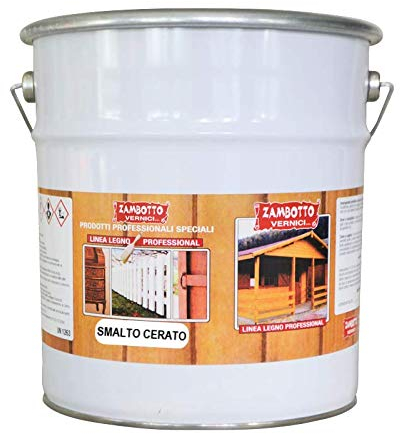 Solvent waxed enamel (flatting) SATIN for indoor and outdoor wood from 0.75 to 5 liters (2.5 liters, RAL 6005 - Dark green 116)