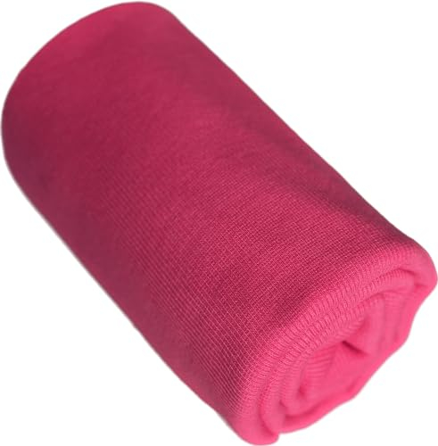 Tejido de punto acanalado, cintura y puños de cuello (110x20cm, Rose)