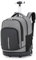 BOUACOUA Zaino Trolley per PC Portatile da 18 Pollici Borsa per Laptop con Ruote, Zaini Trolley Viaggio per Uomo Donna, Grigio